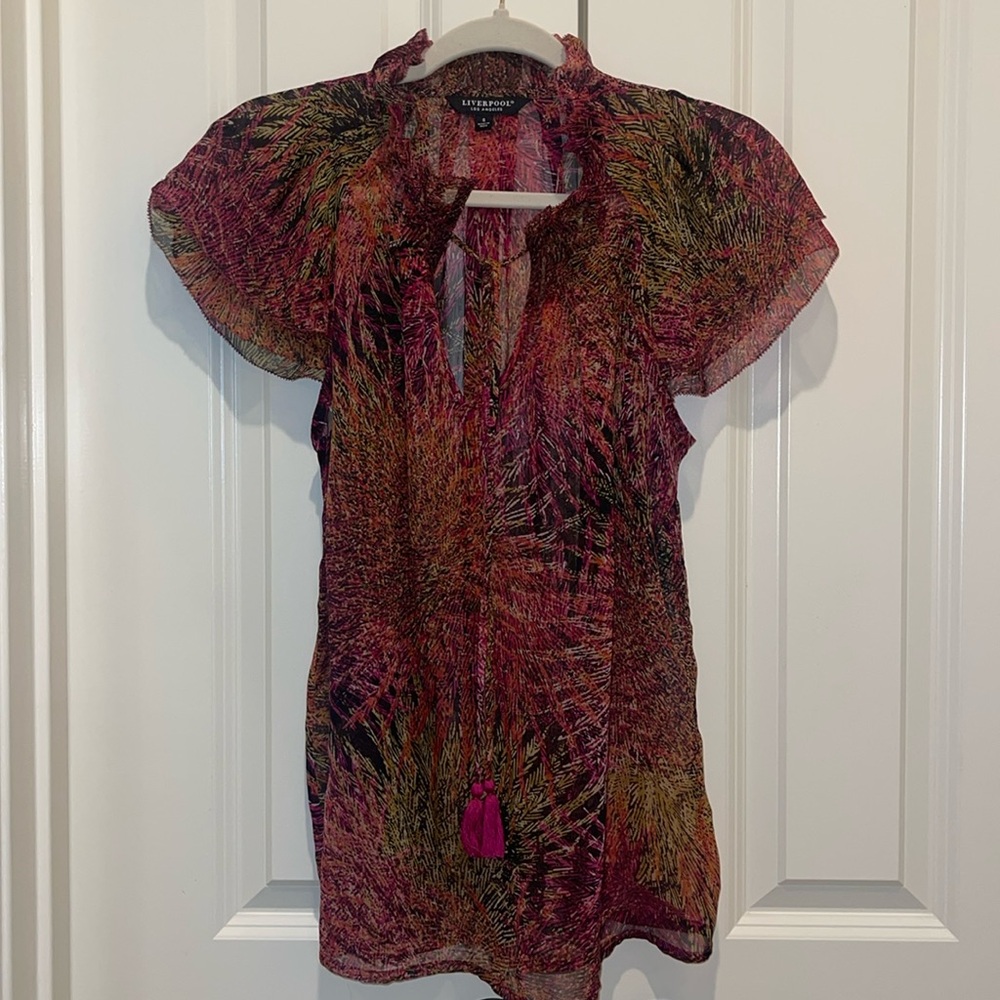 Liverpool Sheer Blouse